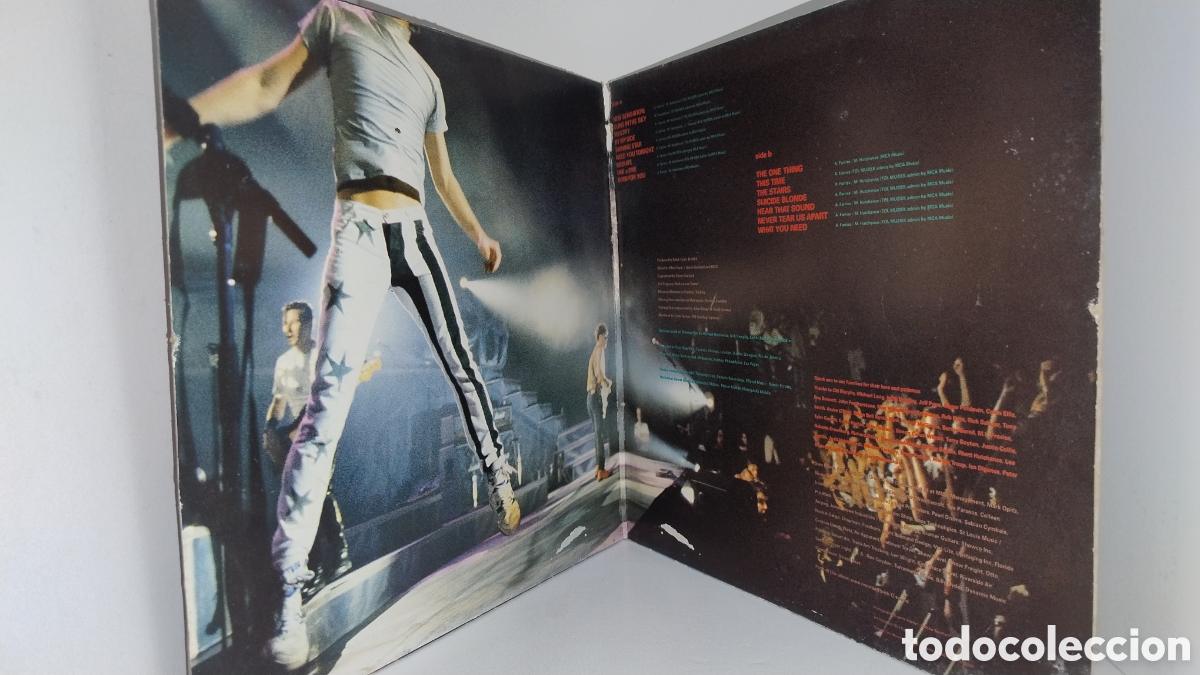 Discos de vinilo: Inxs live baby live LP - Foto 3
