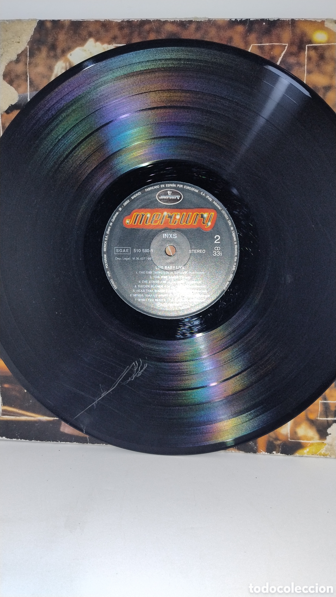 Discos de vinilo: Inxs live baby live LP - Foto 4