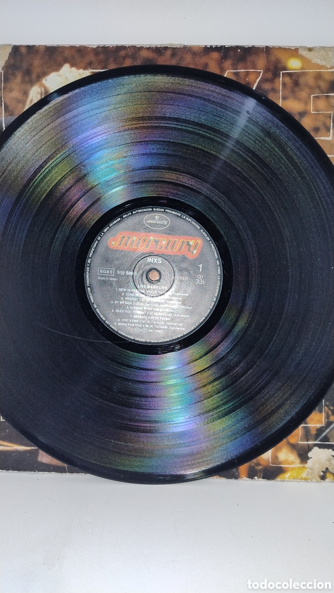 Discos de vinilo: Inxs live baby live LP - Foto 5