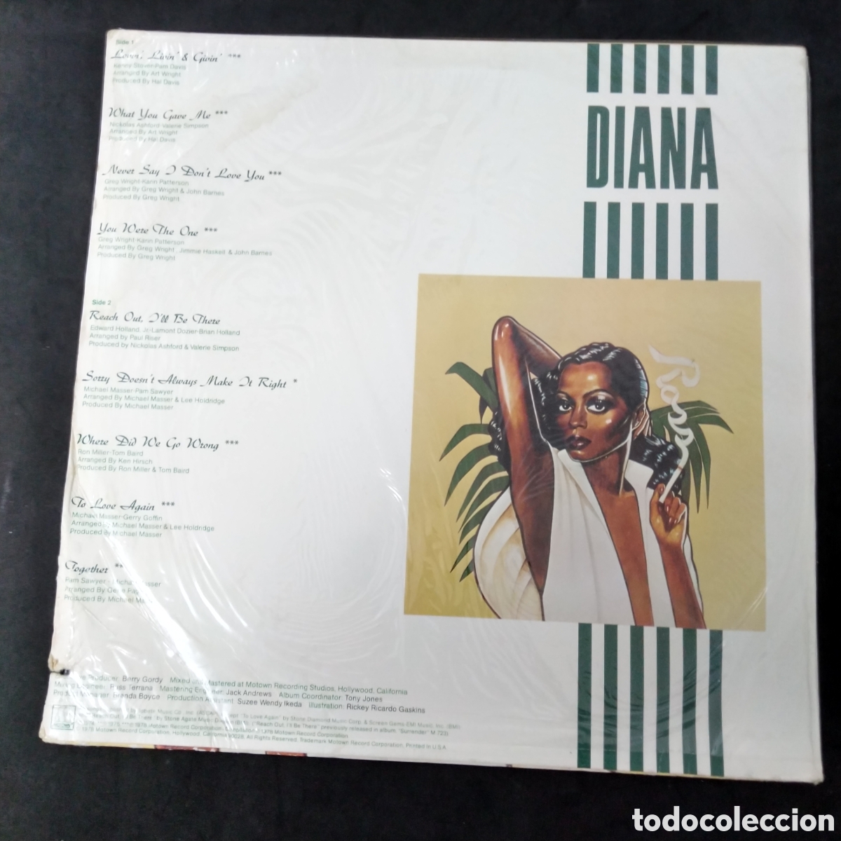 Discos de vinilo: DIANA ROSS - ROSS - LP - 1978 - Foto 2