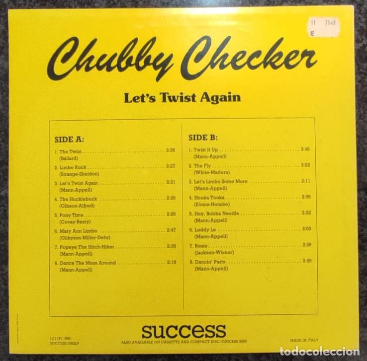 Discos de vinilo: Lets twist again - Chubby Checker - Foto 2