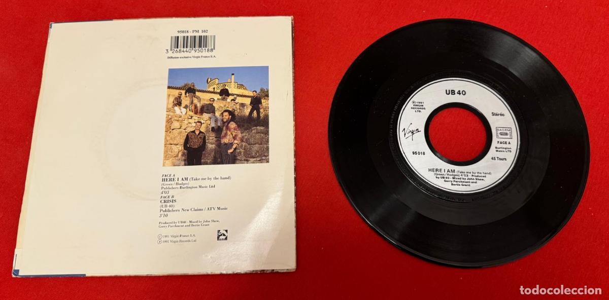 Discos de vinilo: UB 40 45t Here I AM VG++ EX - Foto 2