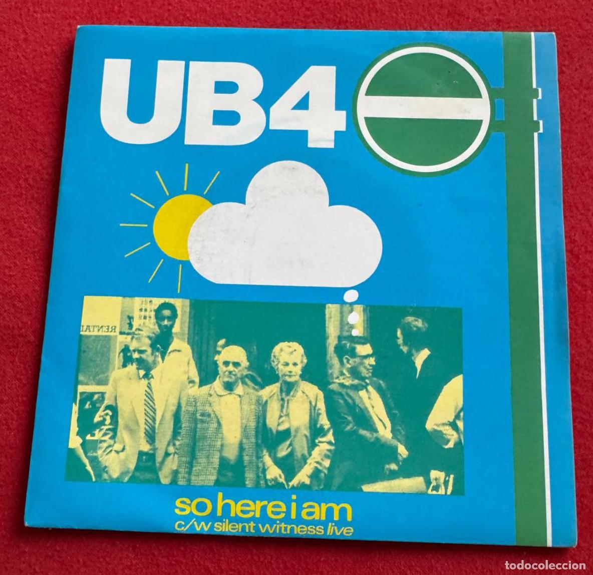 Discos de vinilo: UB 40 45t So here I am EX EX - Foto 1