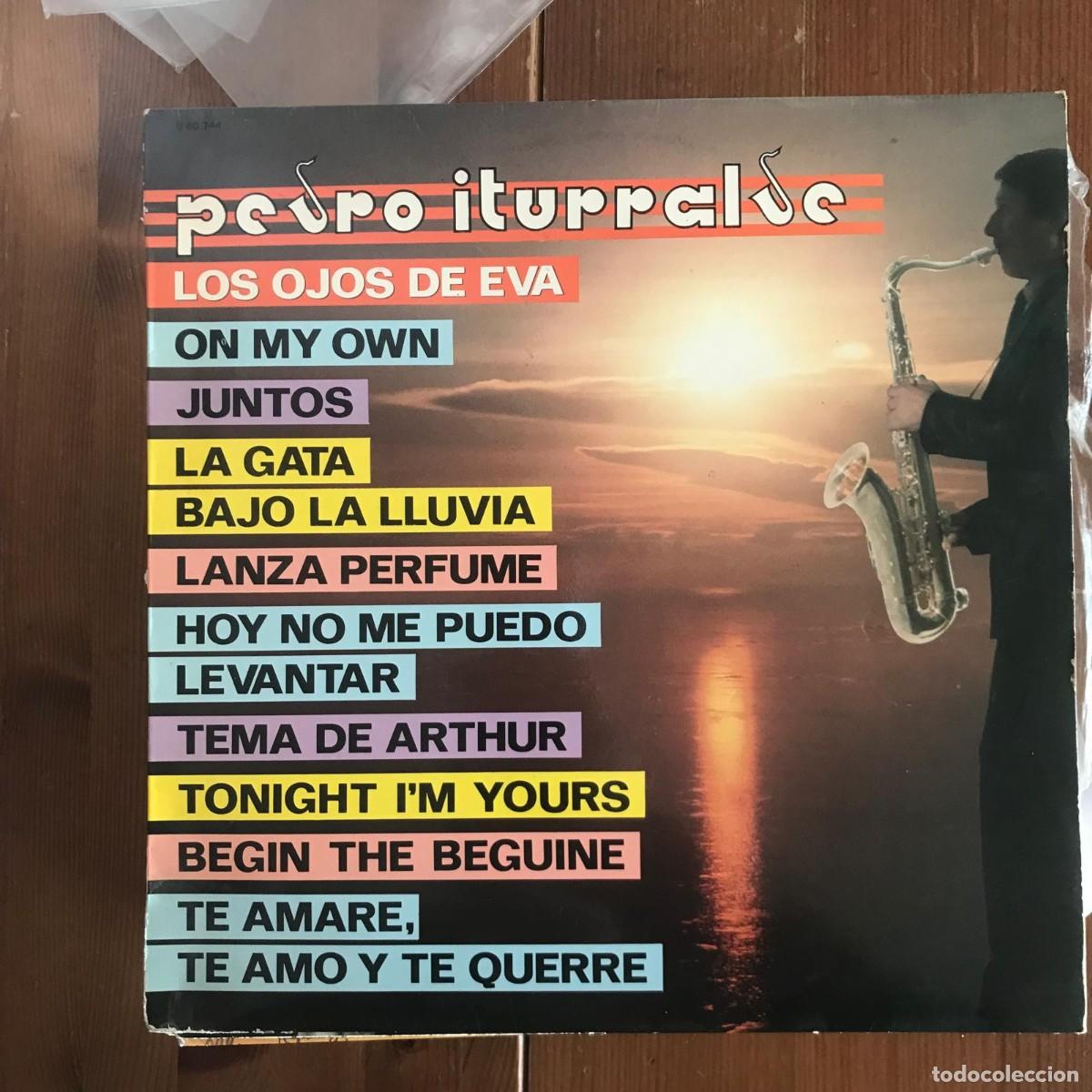 Discos de vinilo: PEDRO ITURRALDE - LOS OJOS DE EVA - LP HISPAVOX 1982 - Foto 1