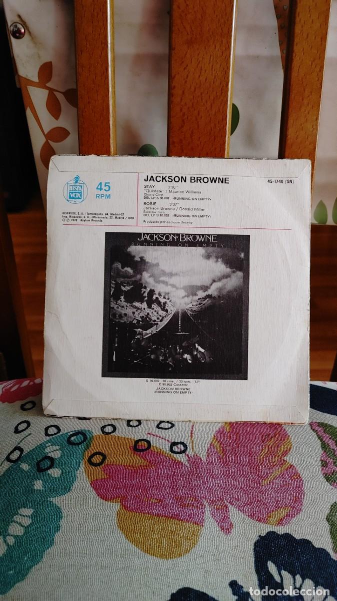 Discos de vinilo: JACKSON BROWNE-SINGLE STAY - Foto 2