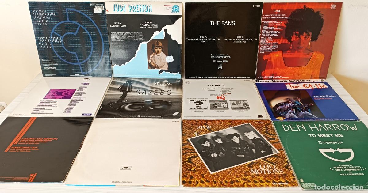 Discos de vinilo: LOTE 12 MAXIS POP - DISCO 80&acute;s - Foto 4