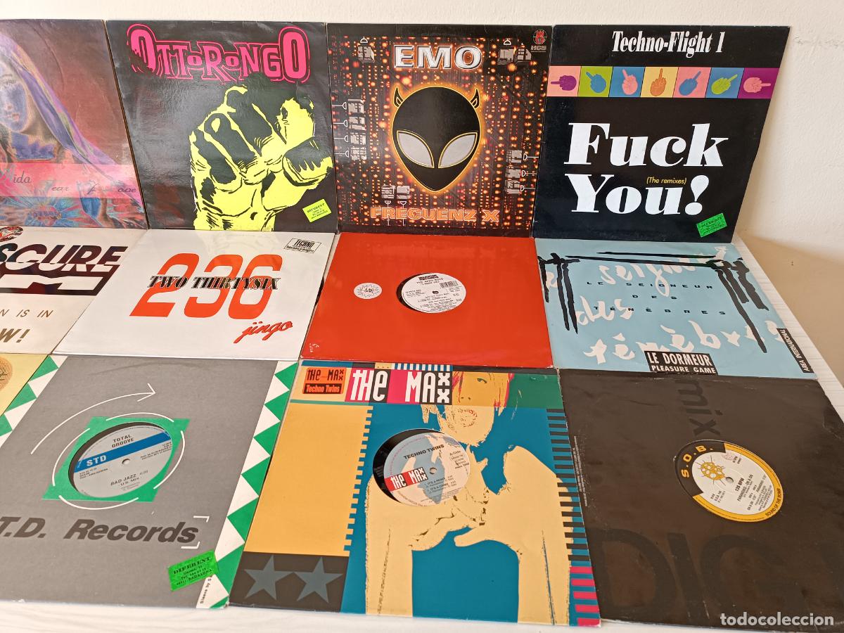 Discos de vinilo: 12 MAXIS TECHNO, ... A&Ntilde;OS 90&acute;s - Foto 1