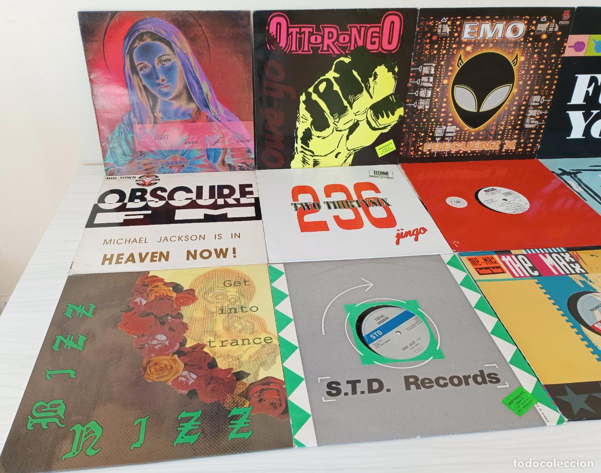 Discos de vinilo: 12 MAXIS TECHNO, ... A&Ntilde;OS 90&acute;s - Foto 3