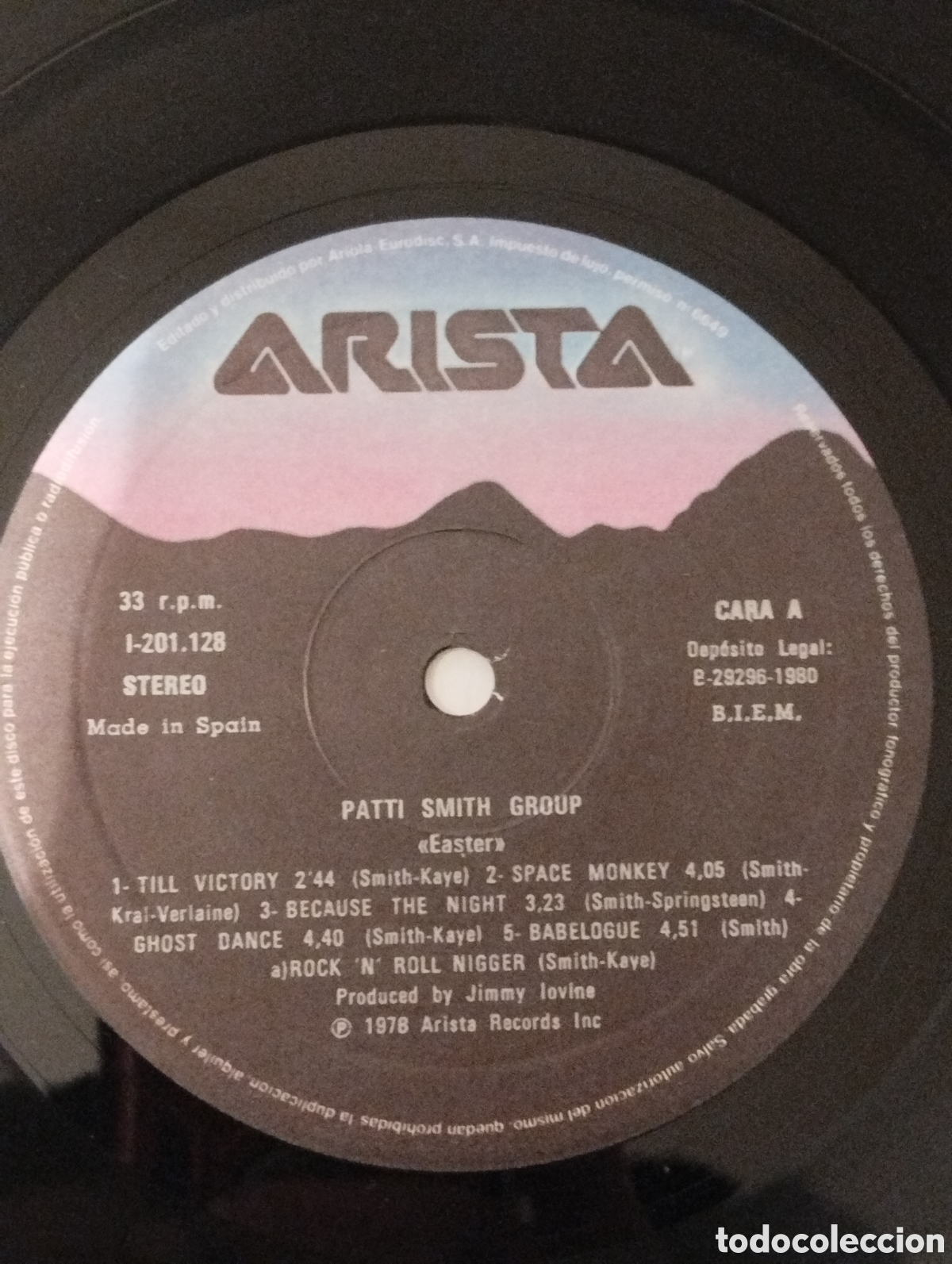 Discos de vinilo: PATTI SMITH GROUP. EASTER.EDICION SPAIN 1980 - Foto 3