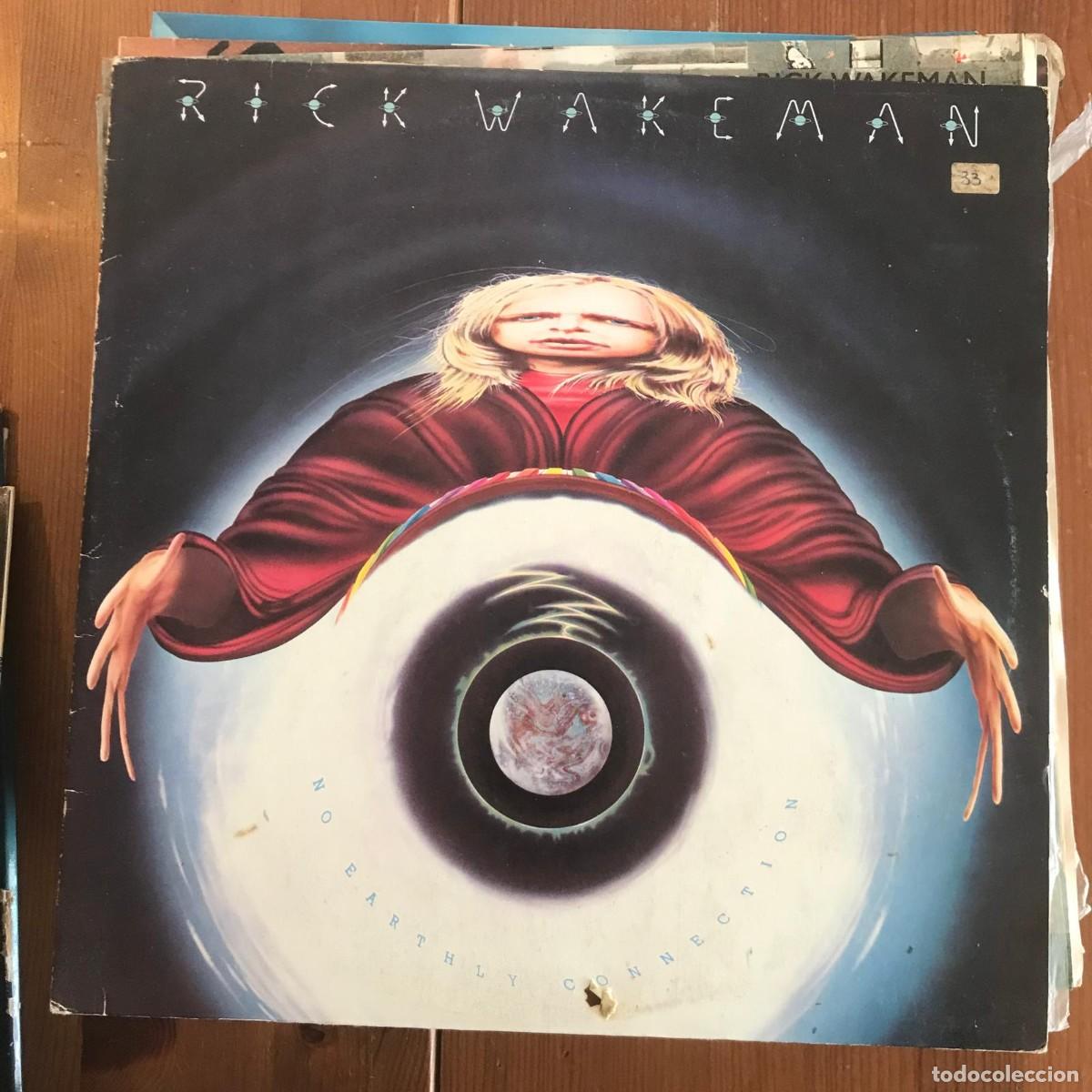 Discos de vinilo: RICK WAKEMAN - NO EARTHLY CONNECTION - LP A&M 1976 - Foto 1