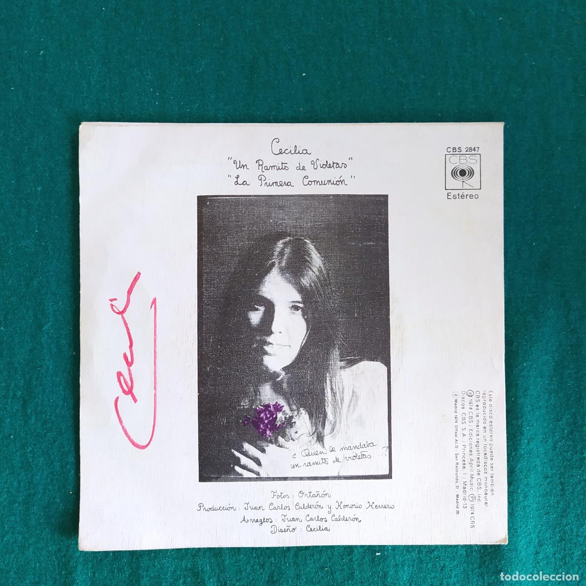 Discos de vinilo: Cecilia &ndash; Un Ramito De Violetas - Foto 2