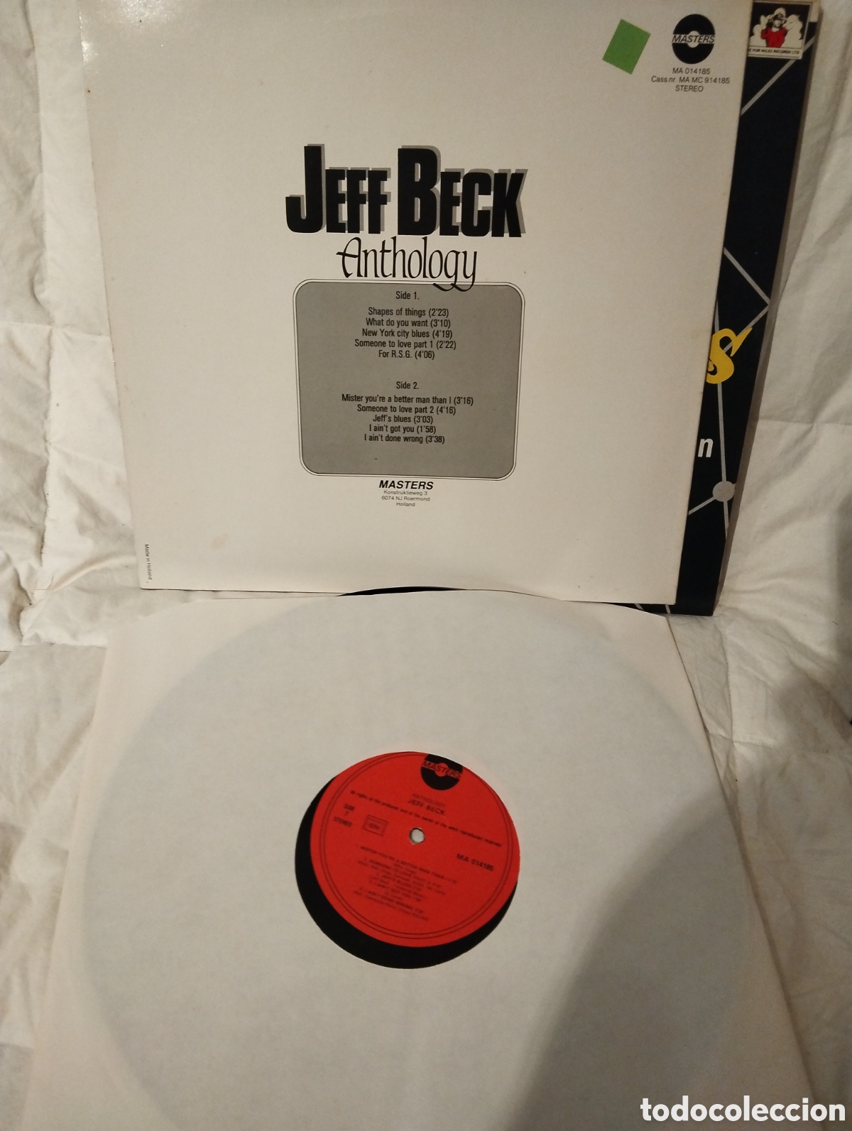 Discos de vinilo: JEFF BECK, ANTHOLOGY, EDICI&Oacute;N HOLANDESA - Foto 2