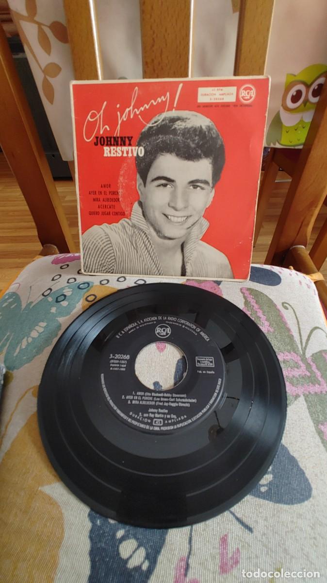 Discos de vinilo: JOHNNY RESTIVO-EP AMOR +4 - Foto 1