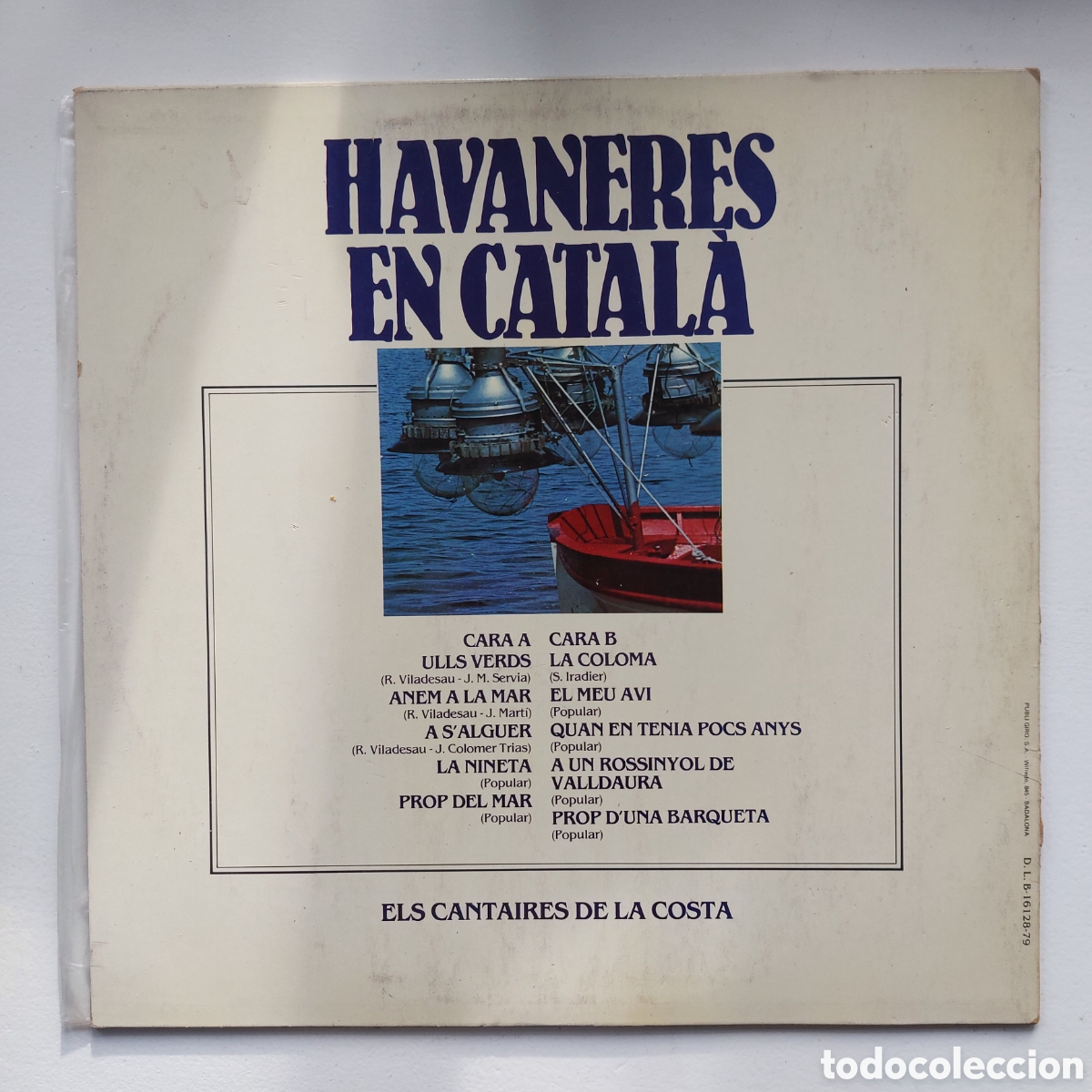 Discos de vinilo: Havaneres en Catal&agrave; &ndash; Els Cantaires de la Costa - Foto 2