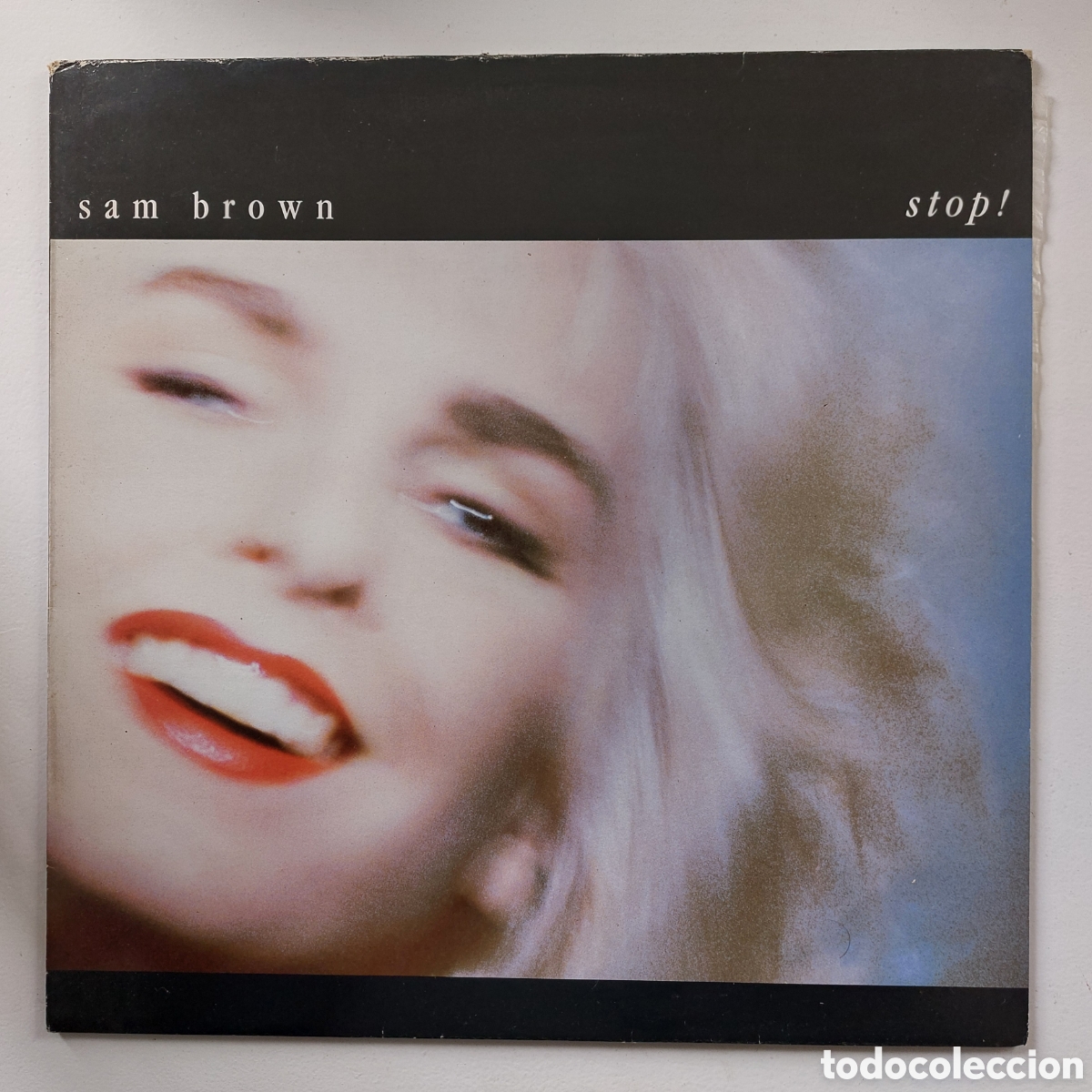 Discos de vinilo: Sam Brown &ndash; Stop! &middot; LP vinilo original A&M 1988 - Foto 1