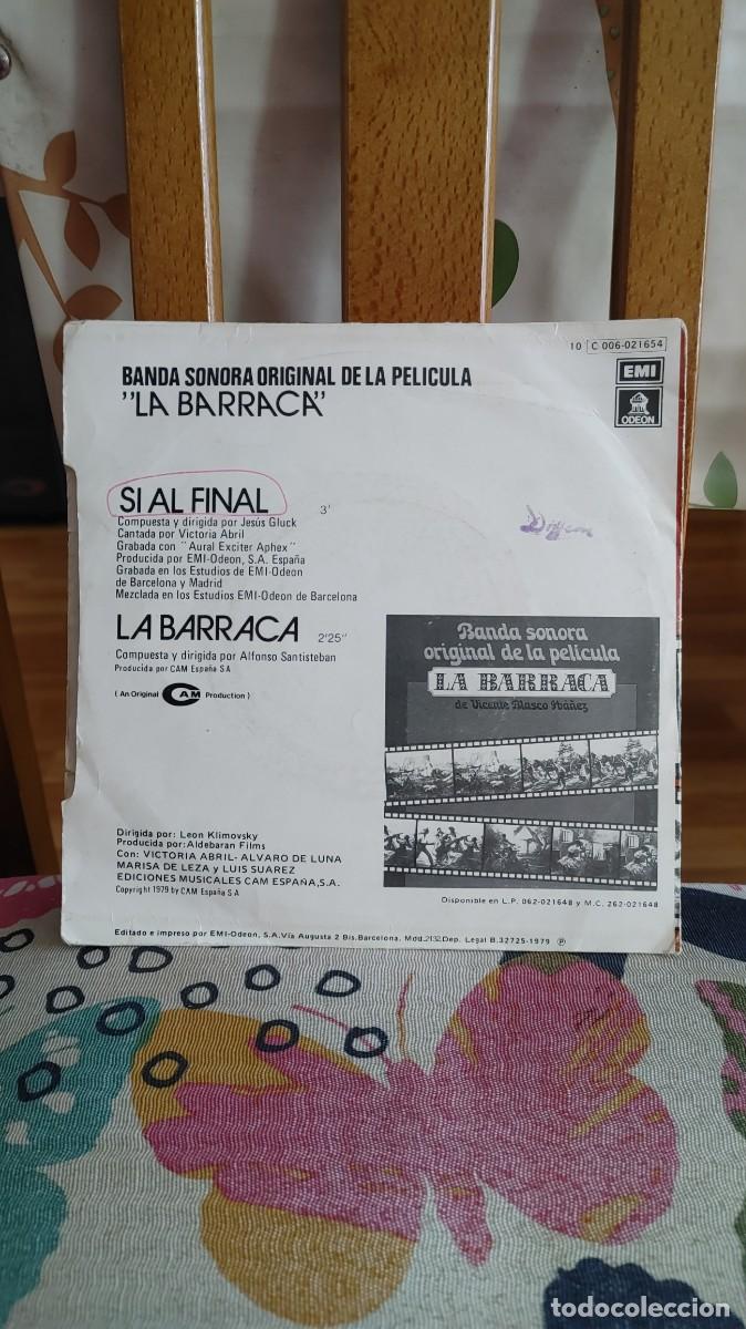 Discos de vinilo: LA BARRACA-BANDA SONORA ORIGINAL DE LA PELICULA - Foto 2