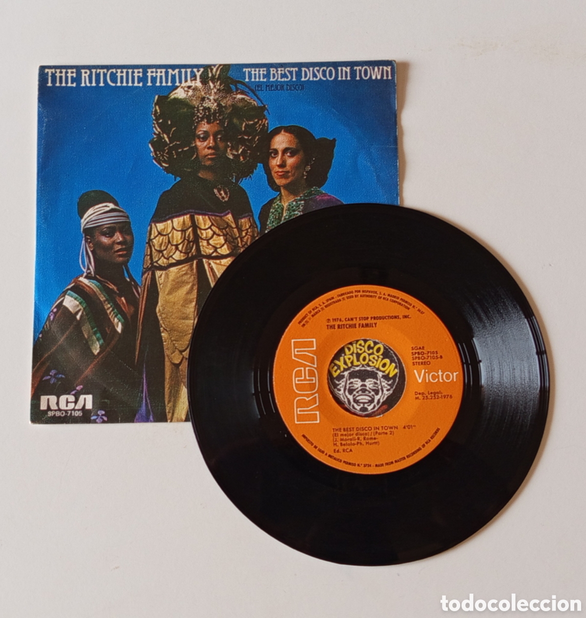 Discos de vinilo: SINGLE THE RITCHIE FAMILY VINILO 1976 - Foto 3