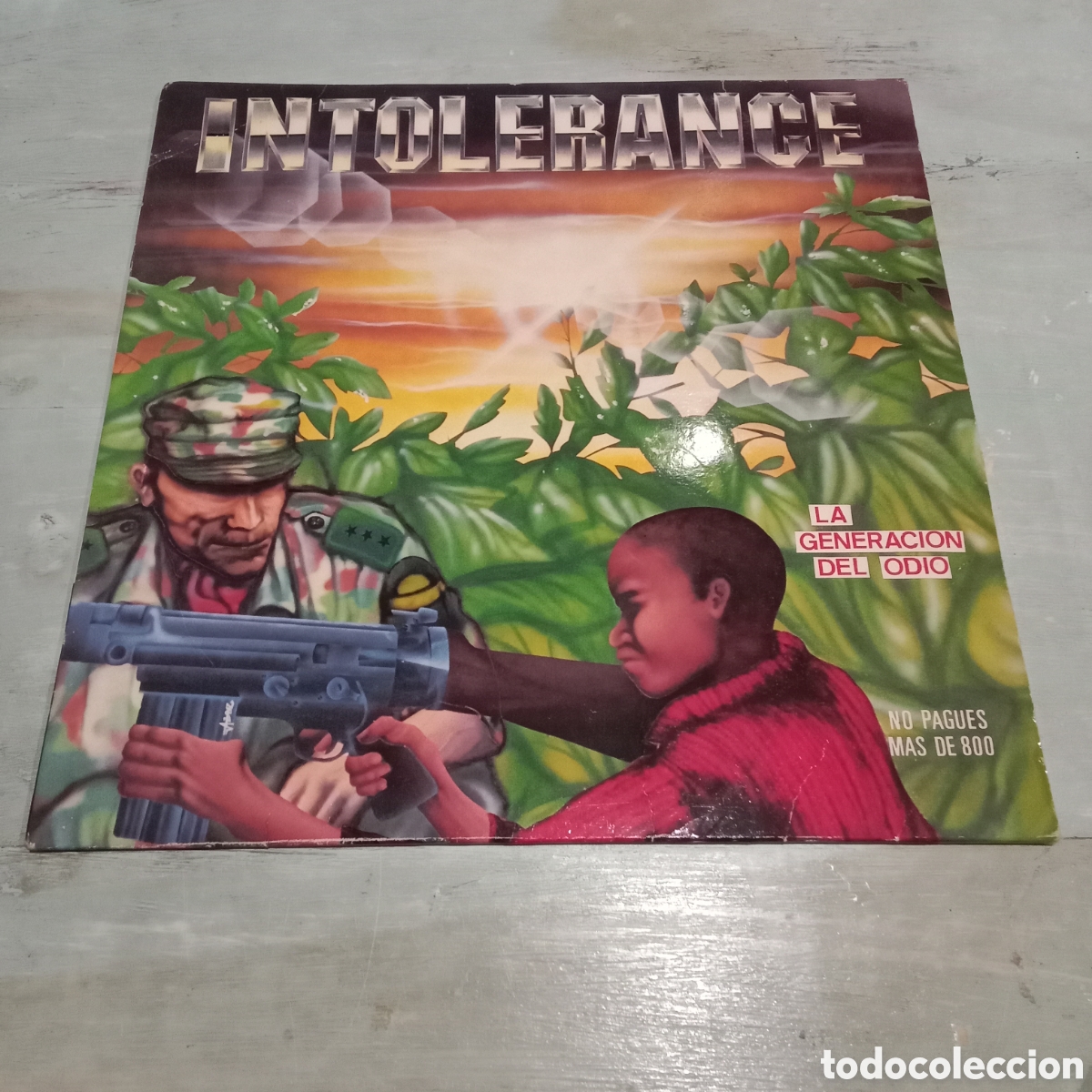 Discos de vinilo: INTOLERANCE - LA GENERACION DEL ODIO - LP - Foto 1