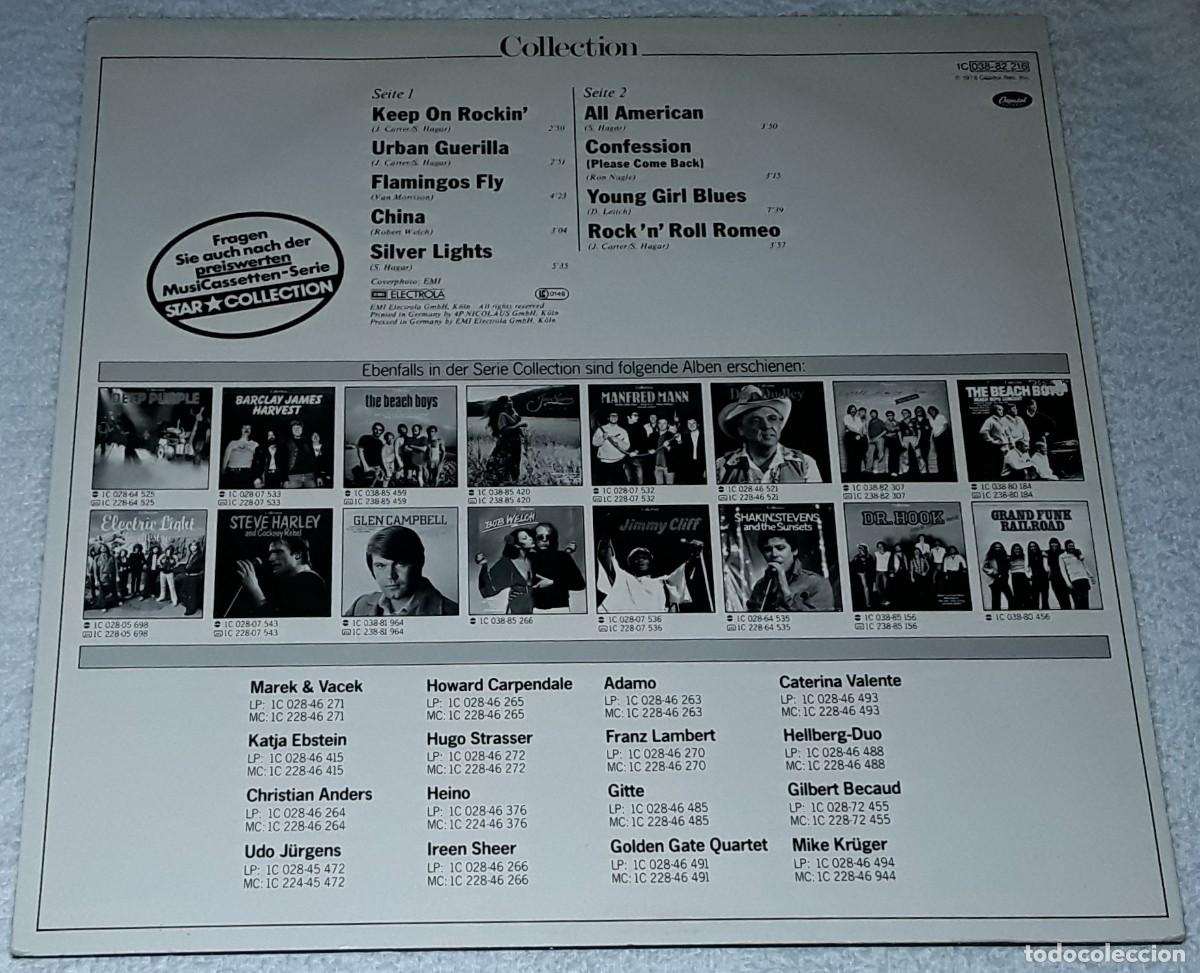 Discos de vinilo: LP - SAMMY HAGAR - COLLECTION - MADE IN GERMANY - VAN HALEN - Foto 2