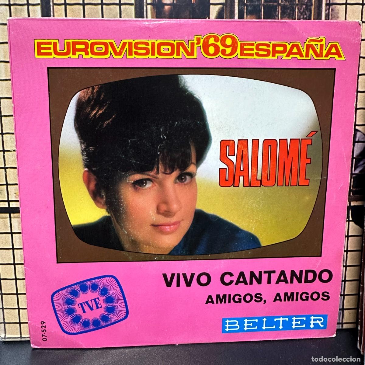 Discos de vinilo: Salom&eacute; - Vivo Cantando (7&rdquo;, Single) - Foto 1