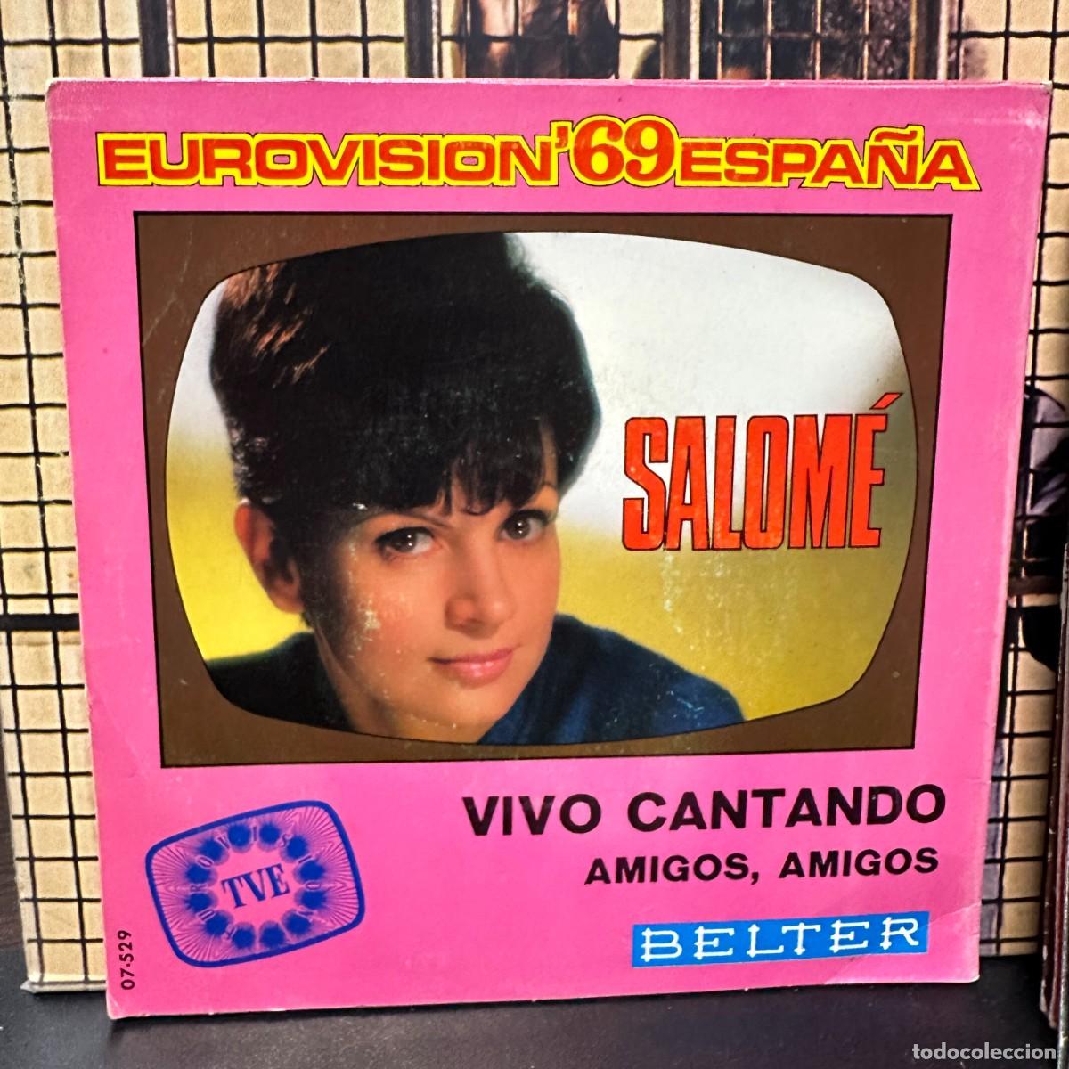 Discos de vinilo: Salom&eacute; - Vivo Cantando (7&rdquo;, Single) - Foto 2