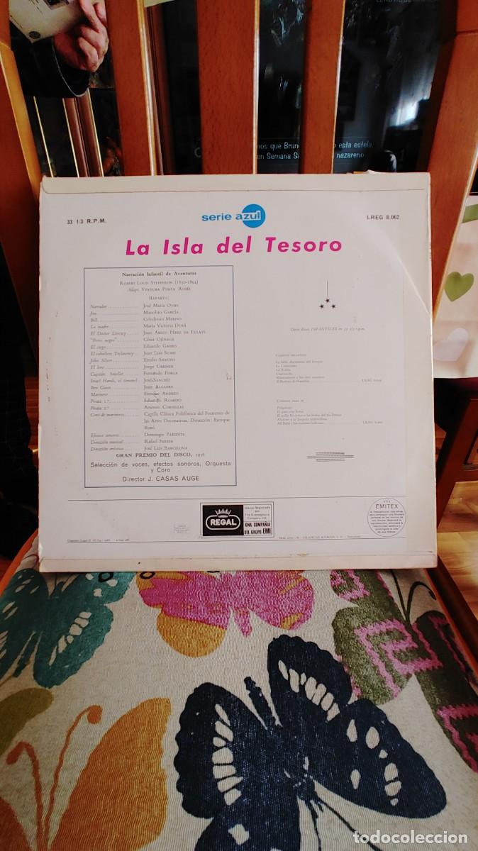 Discos de vinilo: LA ISLA DEL TESORO-LP NARRACION INFANTIL - Foto 2