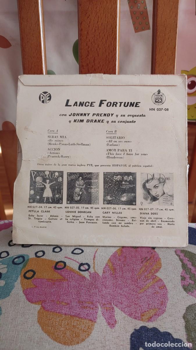 Discos de vinilo: LANCE FORTUNE-EP SERAS MIA +3 - Foto 2