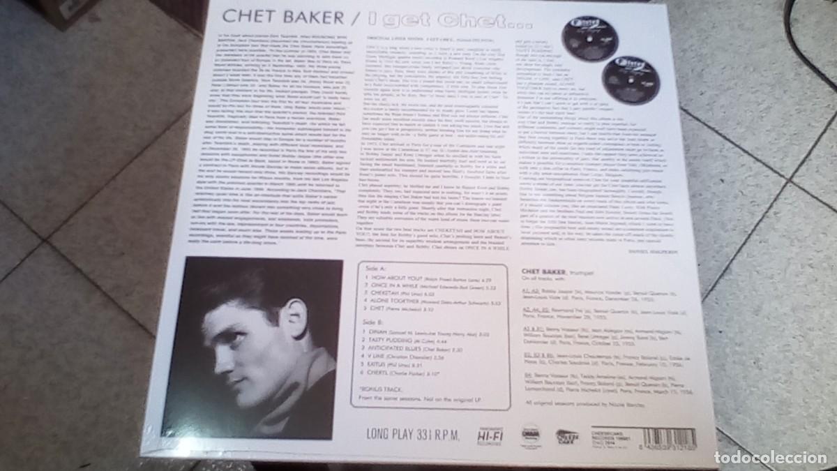 Discos de vinilo: Chet Baker With Bobby Jaspar &ndash; I Get Chet - Foto 2