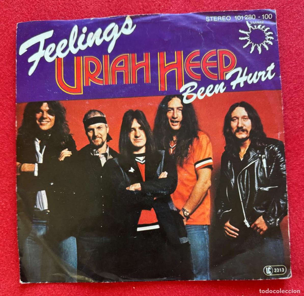 Discos de vinilo: Uriah Heep 45t Feeling VG++ EX - Foto 1