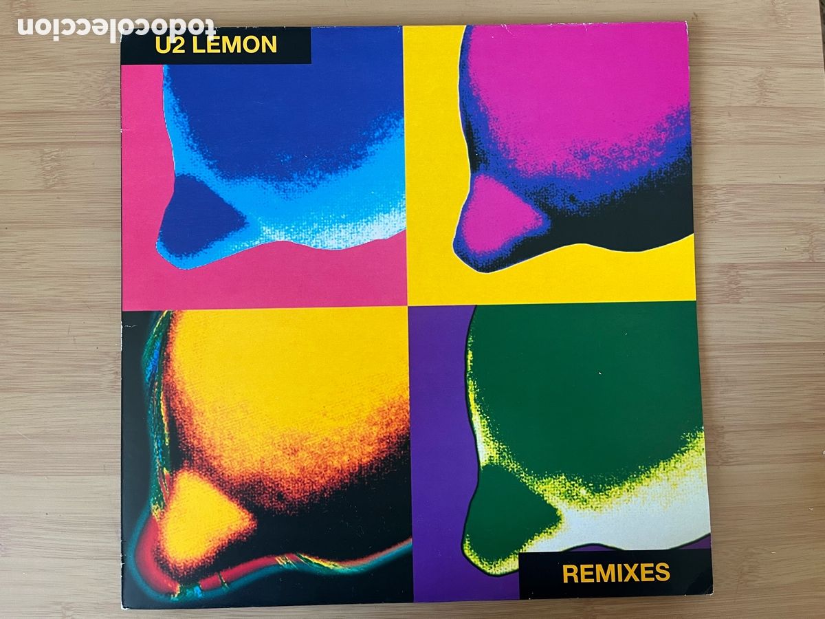 Discos de vinilo: U2. Lemon - Remixes (vinilo lp maxi 1993) - Foto 1
