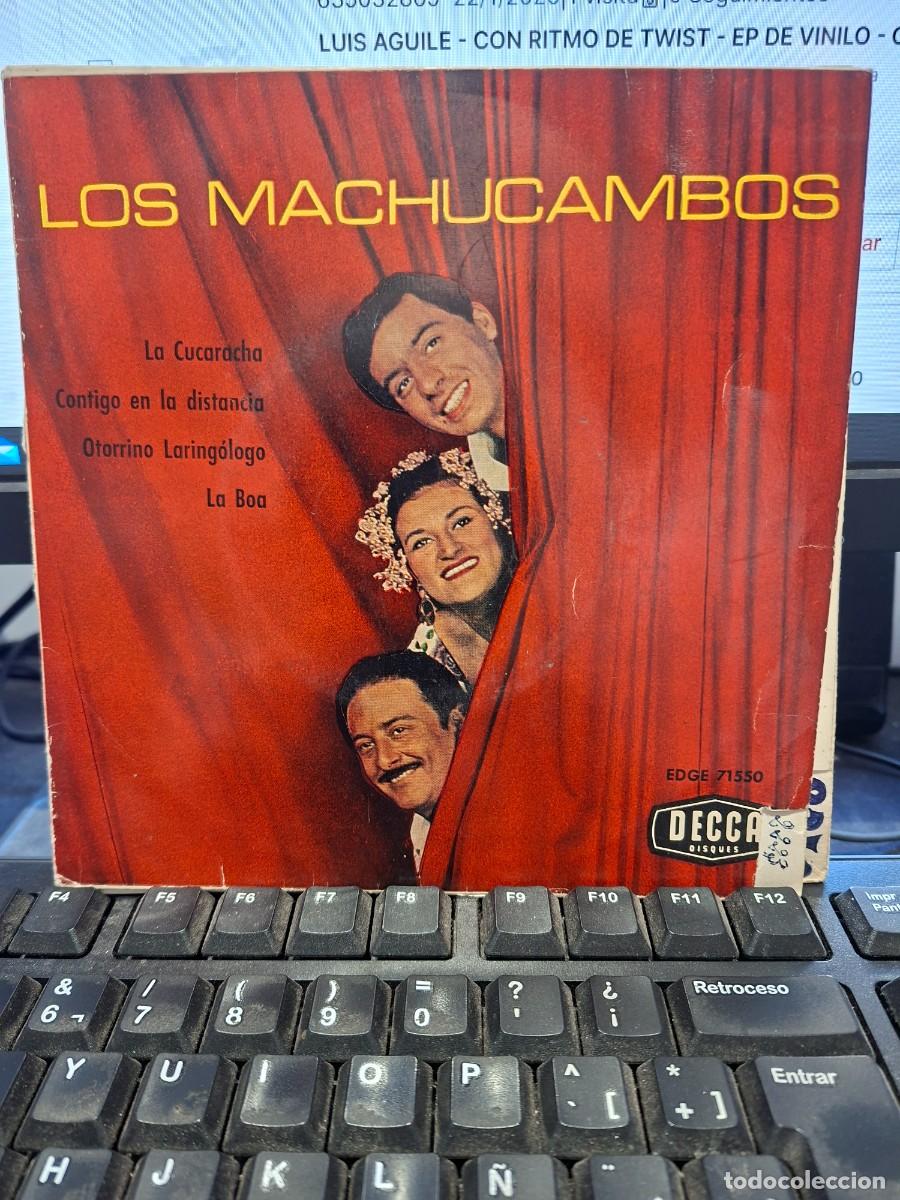 Discos de vinilo: LOS MACHUCAMBOS - LA CUCARACHA - EP DE VINILO - C-50 - Foto 1