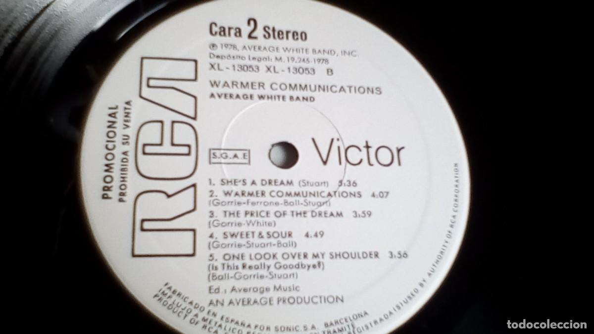 Discos de vinilo: Average White Band &lrm;&ndash; Warmer Communications - Foto 3