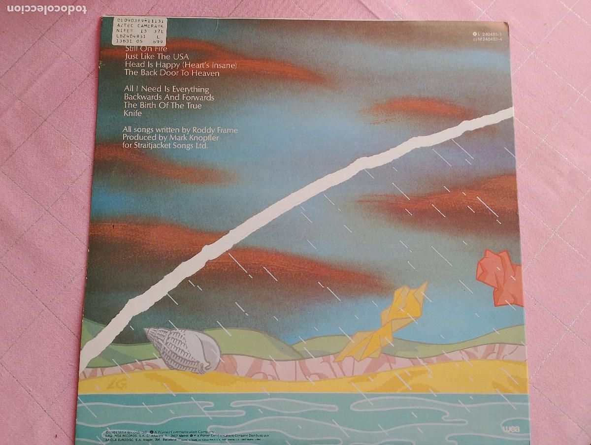 Discos de vinilo: Aztec Camera &lrm;&ndash; Knife 1984 ed espa&ntilde;ola - Foto 2
