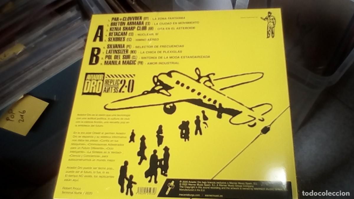 Discos de vinilo: Aviador Dro / Replicantes 2.0 Reprogramado - Foto 2