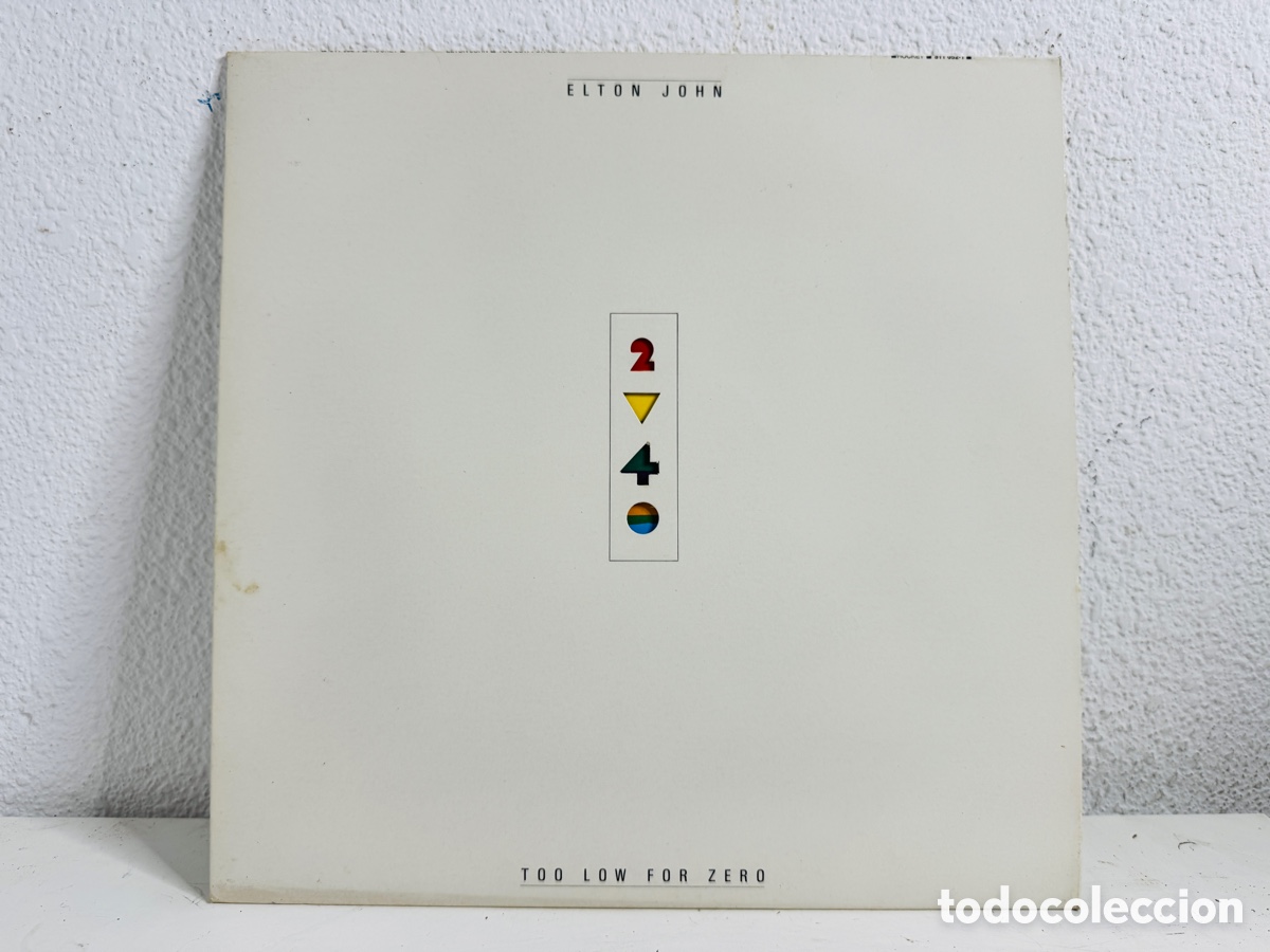 Discos de vinilo: Too Low for Zero de Elton John disco Vinilo - Foto 1