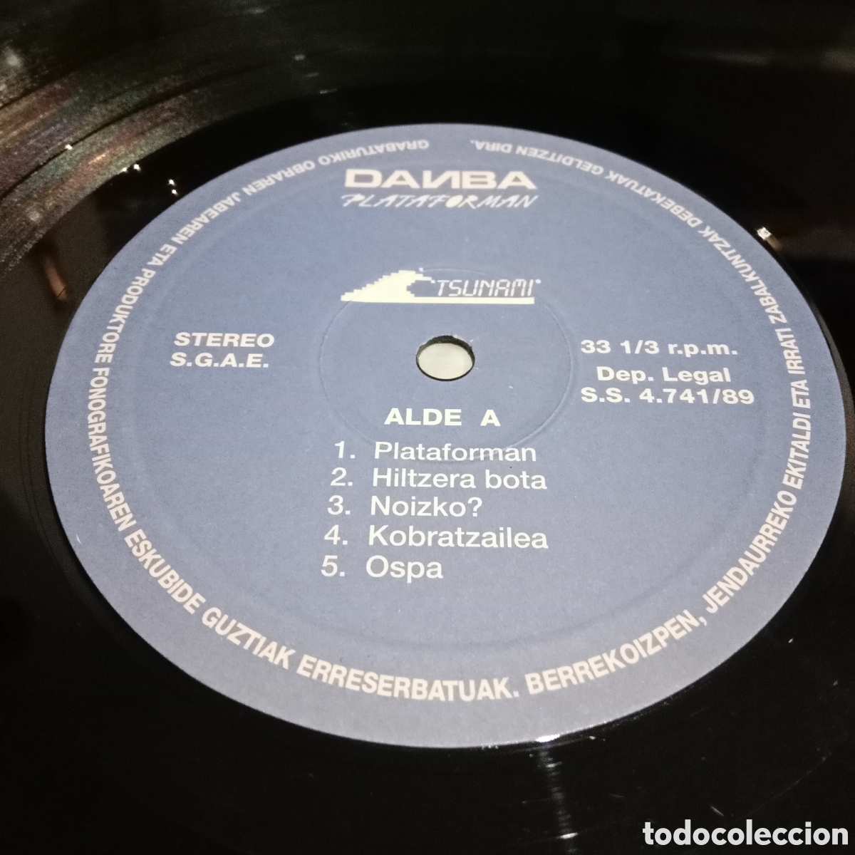 Discos de vinilo: DANBA - PLATAFORMAN - LP FIRMADO - Foto 5