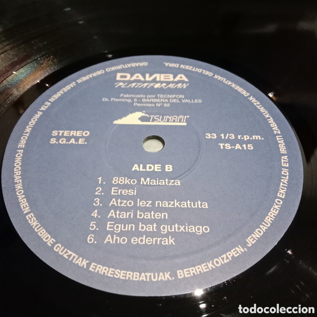Discos de vinilo: DANBA - PLATAFORMAN - LP FIRMADO - Foto 6