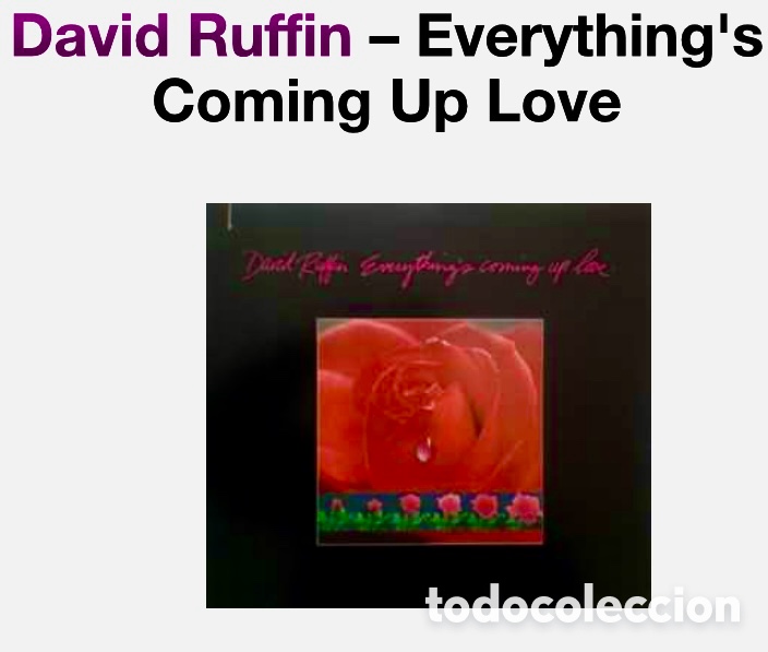 Discos de vinilo: PRECINTADO USA David Ruffin - Everything coming up - Foto 4