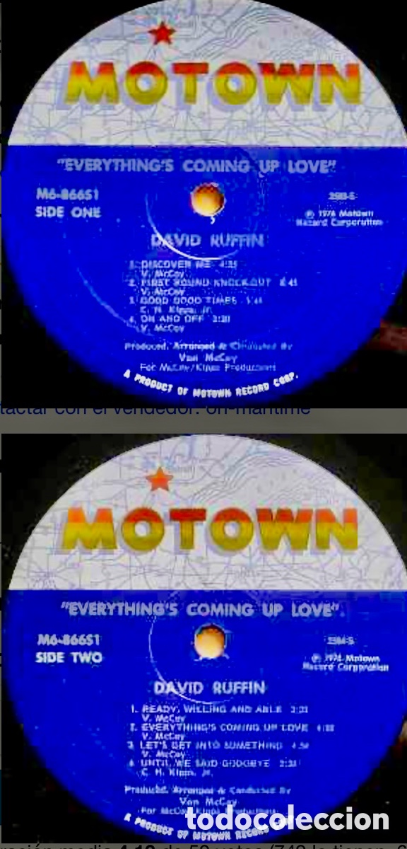 Discos de vinilo: PRECINTADO USA David Ruffin - Everything coming up - Foto 3