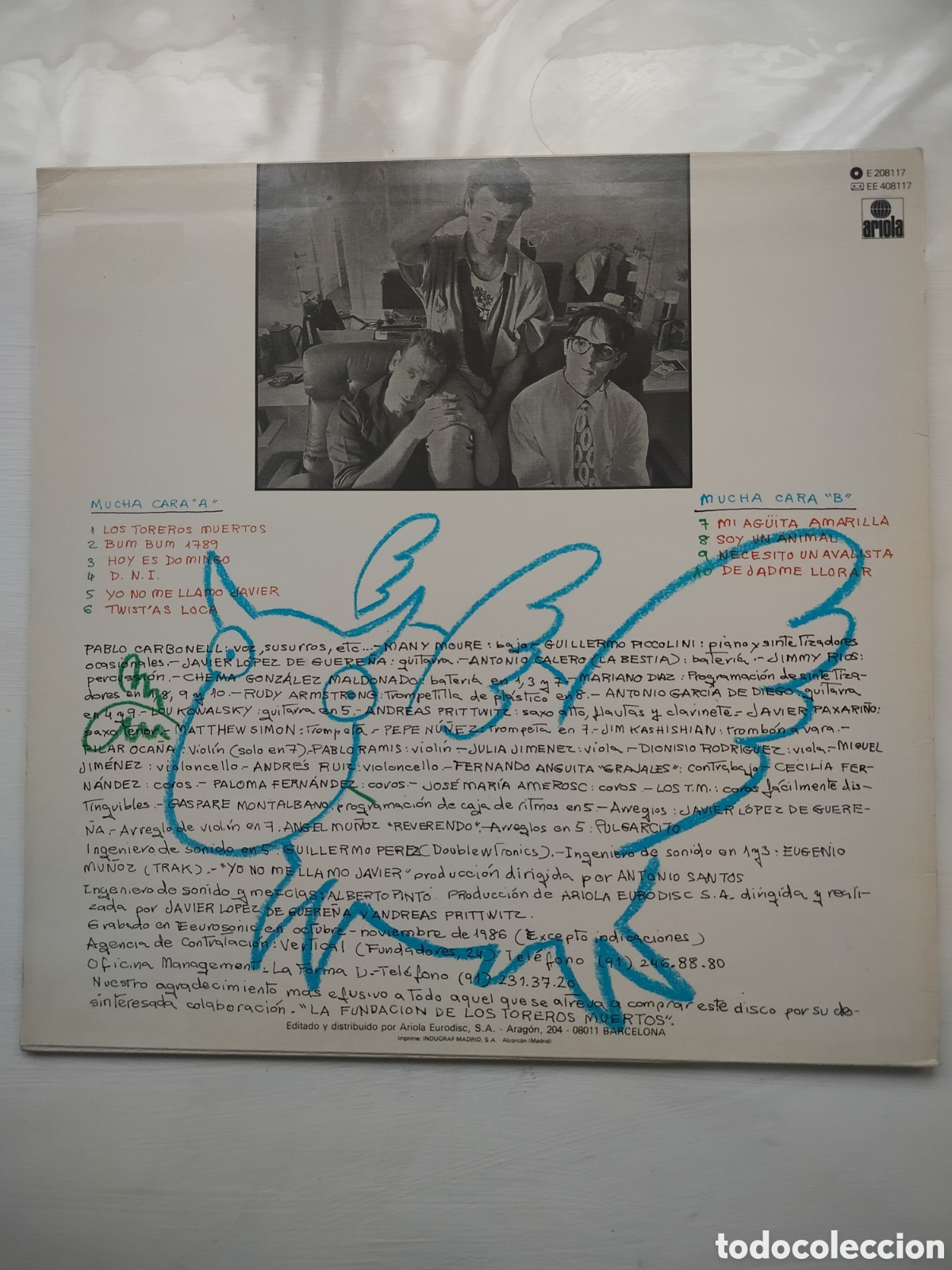 Discos de vinilo: Los Toreros Muertos LP - Foto 2