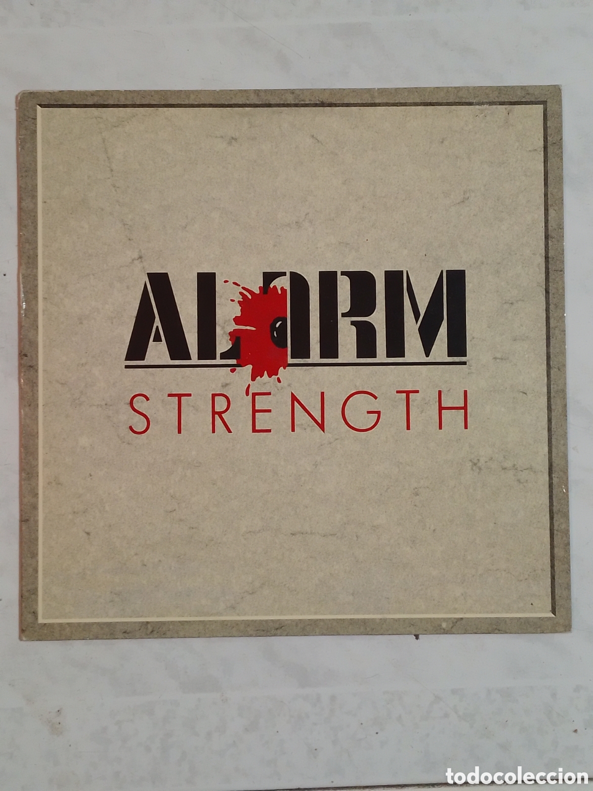 Discos de vinil: Alarm. Strenght. ILP 26673. Encarte. Espa&ntilde;a 1985. VG++. Car&aacute;tula VG++.