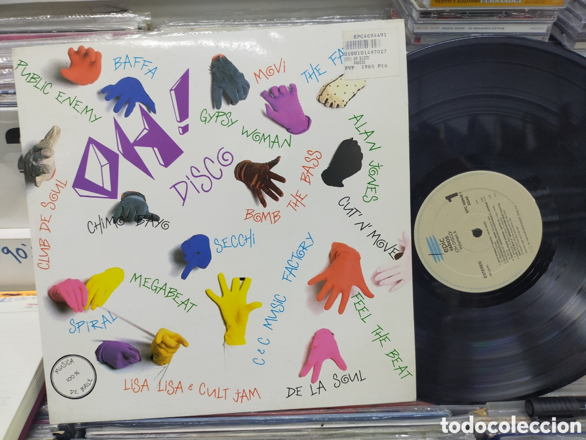 Discos de vinilo: Oh! Disco doble lp Espa&ntilde;a 1991 - Foto 1