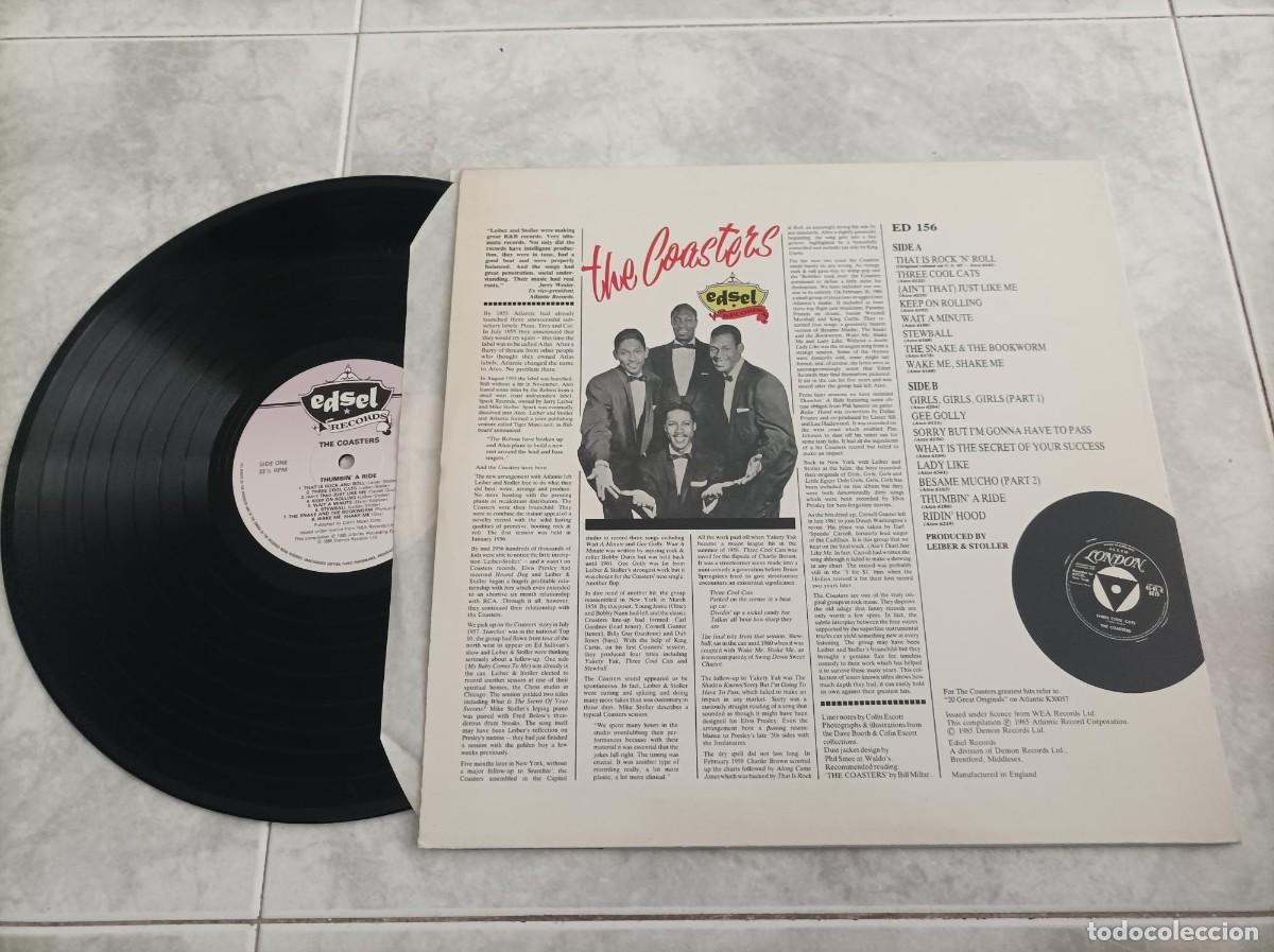 Discos de vinilo: The Coasters lp thumbin a ride - Foto 2