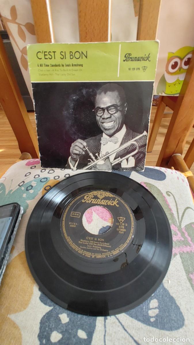 Discos de vinilo: LOUIS ARMSTRONG-EP CEST SI BON +3 - Foto 1