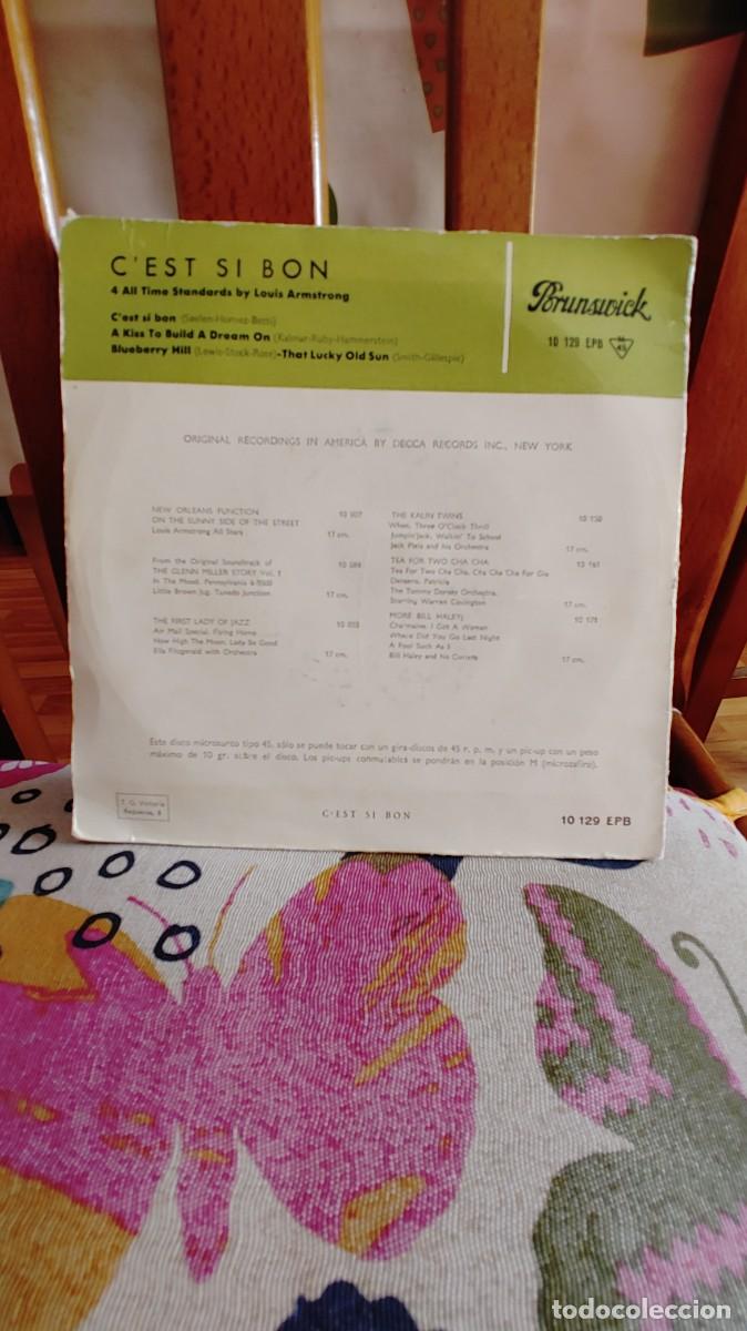 Discos de vinilo: LOUIS ARMSTRONG-EP CEST SI BON +3 - Foto 2