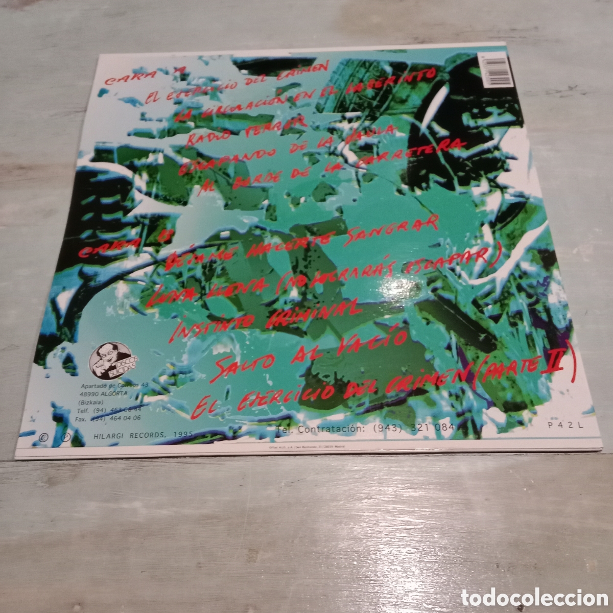 Discos de vinilo: VOMITO - LA CIRCULACION EN EL LABERINTO - LP - Foto 2