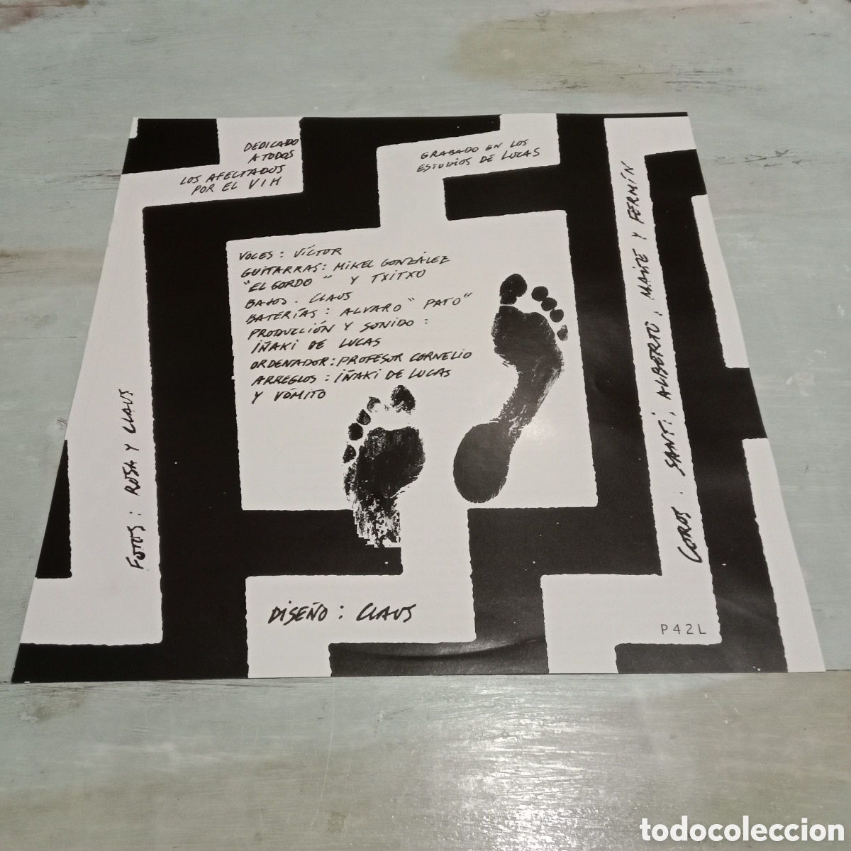 Discos de vinilo: VOMITO - LA CIRCULACION EN EL LABERINTO - LP - Foto 4