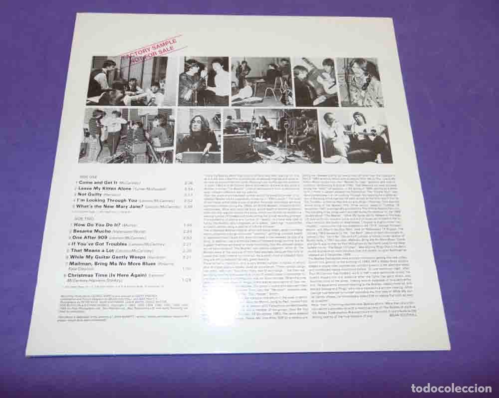 Discos de vinilo: THE BEATLES &ndash; Sessions - LP 1985 - Foto 2