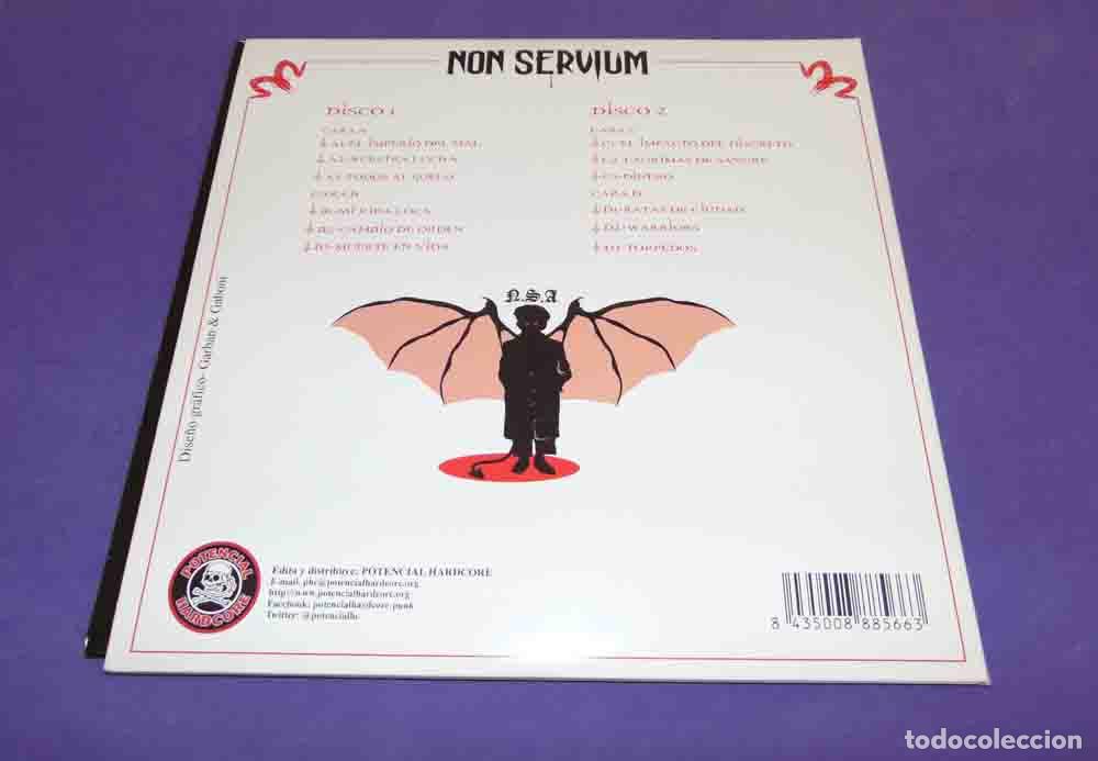 Discos de vinilo: NON SERVIUM &ndash; El Imperio Del Mal - DOBLE VINILO 2017 - Foto 3