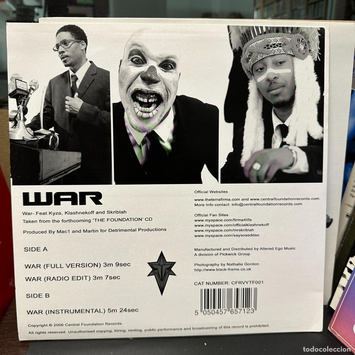 Discos de vinilo: Terra Firma - War (12&rdquo;) - Foto 2